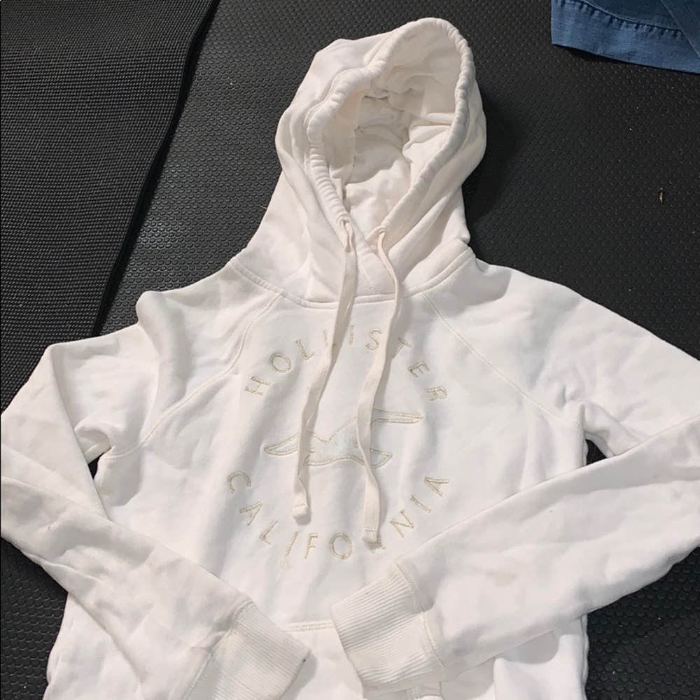 White Hollister Hoodie